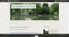 Desktop Screenshot of domainedufeyel.fr